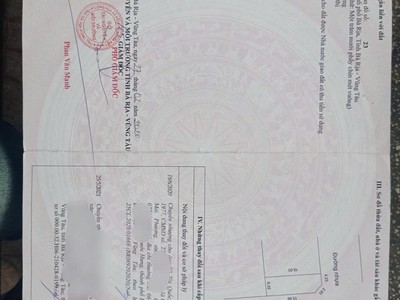 Chính chủ cần bán gấp lô góc tại phường kim dinh, tp bà rịa, tỉnh bà rịa vũng tàu 0