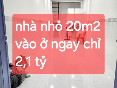 Bán nhà riêng 21m2 ba đình  2 tầng 2pn  phường 8 quận 8 giá chỉ 2,1 tỷ 0