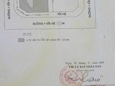 Bán lô góc biệt thự Đỉnh Long, ph Tân Bình, TP HD, 206m2, 2 mặt đường, giá rất tốt để đầu tư 4
