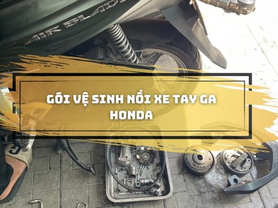 Dịch vụ vệ sinh nồi chuyên nghiệp cho xe tay ga Honda 0