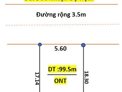 Bán đất đức nhuận dạ trạch diện tích 99.5m mặt tiền 5.56m nở hậu giá đầu tư 1