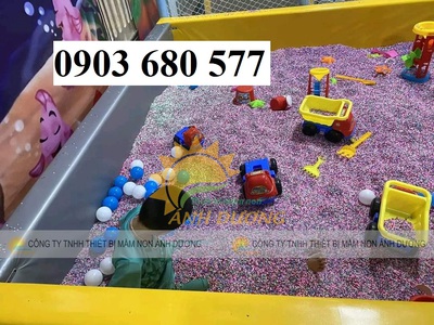 Cung cấp hạt sứ cho đồ chơi xúc cát trong khu vui chơi trong nhà 0
