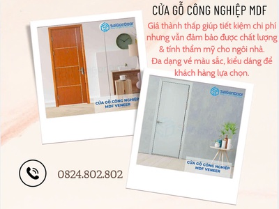 Cửa Gỗ Công Nghiệp MDF 1
