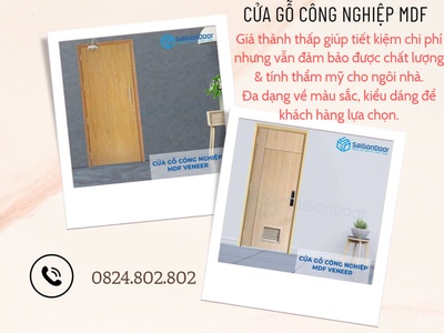 Cửa Gỗ Công Nghiệp MDF 0