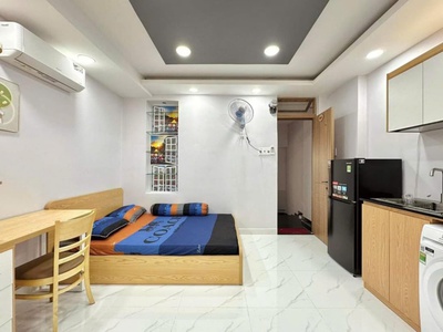 Bán chdv cao cấp 14 phòng mới hoàn thiện - lê hồng phong q.10 - hxt 6m - dòng tiền 90tr/ t - 16.8 3