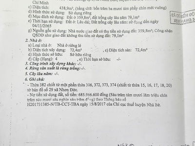 Chính chủ bán đất mặt tiền đường lê văn lương, xã nhơn đức, huyện nhà bè, giá là 21.5 tỷ 1
