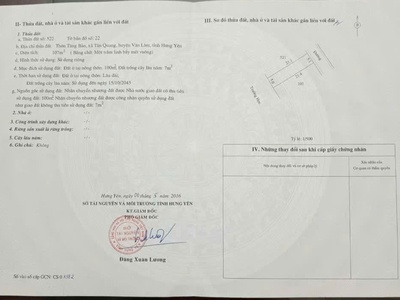 Cần bán 107m trục chính liên xã thôn tăng bảo, tân quang, kinh doanh buôn bán tốt 3