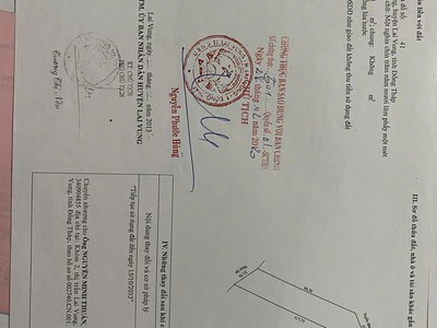 Hot     chính chủ - giá tốt - cần bán đất tại thị trấn lai vung, lai vung, đồng tháp 0