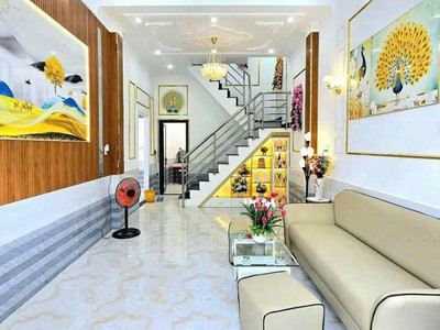 Nhà đẹp - giá tốt - bán nhà thị trấn nhà bè cách quận 7 300 m , cách phú mỹ hưng 800 m 3