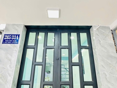 Bán nhà 1 trệt 1 lầu 1 lửng - mới đẹp 100  đường trịnh đình trọng, q.tân phú 0