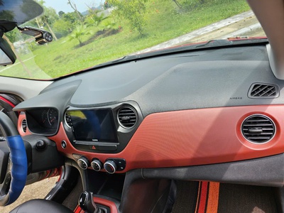 Em bán i10 2019 AT GLS. 4 phanh đĩa, cân bằng điện tử, gương kính cụp xòe, màn hình andoroid 1