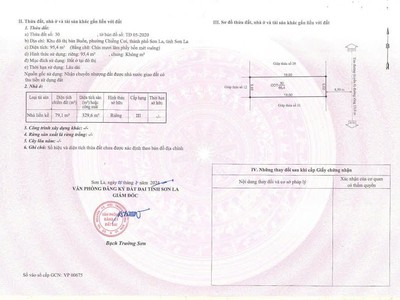 Chính chủ bán nhà phố liền kề vị trí đẹp tại kđt an phú, chiềng cơi, tp sơn la 0
