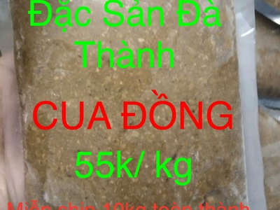 Bán riêu cua 20k/hủ, Cua xay sẵn nấu Bún 55k/kg 3