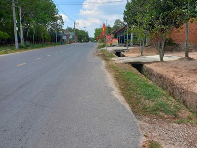 Cần bán lô đất 499,5 m2 tại lai hưng, bàu bàng, bình dương giáp tp bến cát diện tích:   ngang 1