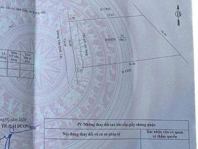 Bán đất mặt phố Trần Quốc Lặc, ph Quang Trung, TP HD, 486m2, mt 16m, gần hồ Hòa Bình 4