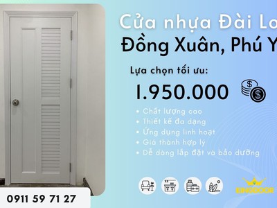 Giá cửa nhựa Đài Loan tại Đồng Xuân, Phú Yên 0