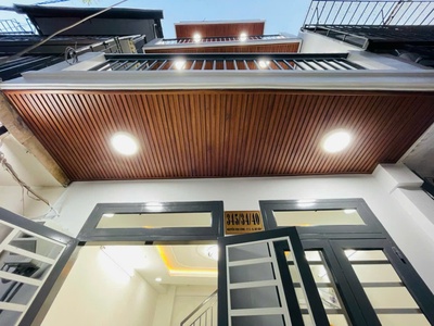Nhà mới đẹp, nguyễn văn công, gần sân bay, bv 175 , cv gia định, dtsd 60m2, 4 tầng hc đủ, nhỉnh 2 tỷ 0