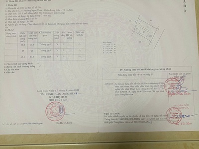 Bán nhà ngọc thụy, mặt tiền rộng 12,52m, 210m, 13 tỷ 1