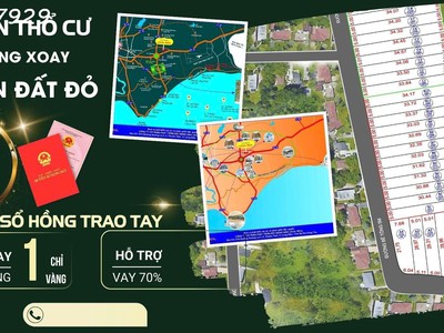 Trung tâm tt đất đỏ,đầu tư sinh lời ngay tại  khu phân lô tt đất đỏ bà  rịa vũng tàu 0