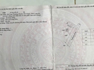 Bán nhà 2 mt chợ hưng long bình chánh, đường trần thị non, thị trấn cần giuộc 0