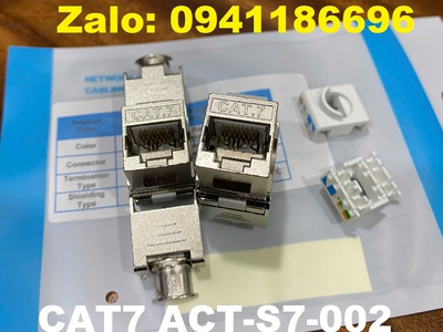 Ổ cắm mạng Nhân mạng cat7 STP mã ACT-S7-002 hãng Ancomteck 2
