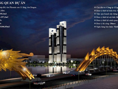 Siêu phẩm căn hộ Landmark sông Hàn Đà Nẵng, vị trí trung tâm, cạnh cầu Rồng 1