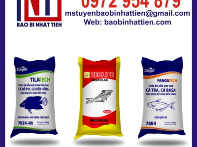Cung cấp bao đựng khoáng cho ngành thủy sản PP dệt ghép màng 12