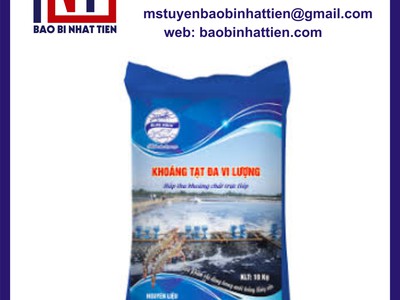 Cung cấp bao đựng khoáng cho ngành thủy sản PP dệt ghép màng 13