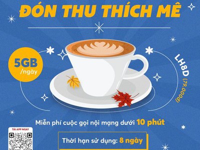 LH8D - Gói cước Data linh hoạt của MobiFone ưu đãi cực hấp dẫn 5GB/ngày chỉ 79k 0