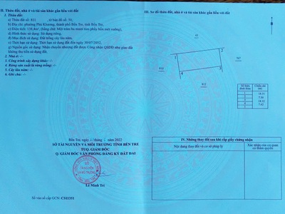 Chính chủ cần bán nhanh căn biệt thự siêu đẹp tại đường nguyễn văn trung, phường phú khương, tp bến 2