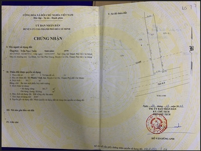 Đất đẹp - giá tốt - chính chủ bán nhanh đất tại đường tỉnh lộ 8, xã phước vĩnh an, củ chi, hcm 0