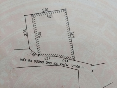 Bán nhà kiệt 572/129 ông ích khiêm. quận hải châu - đà nẵng . 0