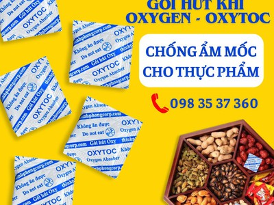 Bảo quản bánh mứt Tết hạn chế ẩm mốc với gói hút Oxy 1