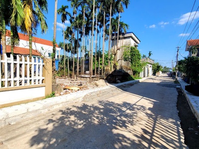 Bán đât ông đình khoái châu diện tích 80m mặt tiền 6m đường trươc đất 6m giá đầu tư 2