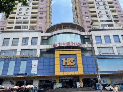 Cho thuê mặt bằng thương mại 1800m2 2 tầng mặt tiền 55m, trung tâm thương mại hà thành plaza thái 1
