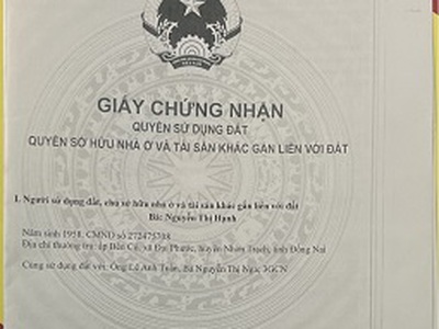 Chính chủ cần bán nhà đất xã đại phước, huyện nhơn trạch, tỉnh đồng nai. 1