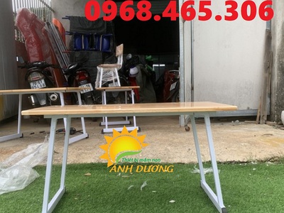 Bàn mầm non gập chân mặt gỗ, mặt nhựa chất lượng cao 0