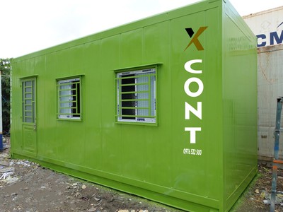 Cont văn phòng 20Ft đc làm từ VỎ CONT LẠNH 0