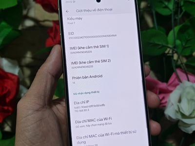 Google Pixel 7 5G Quốc tế 2 Sim mới 99%   GIAO LƯU 3