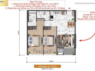Quỹ Căn Độc Quyền 2PN View Biển Mỹ Khê - Chiết Khấu Cao Nhiều Ưu Đãi 4