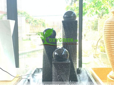 Trụ đá bi xoay phong thuỷ, freeship TP.HCM 4