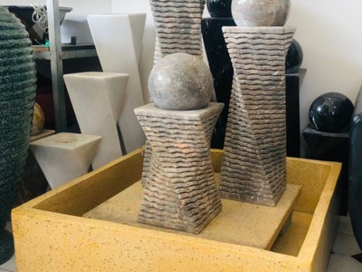 Trụ đá bi xoay phong thuỷ, freeship TP.HCM 6