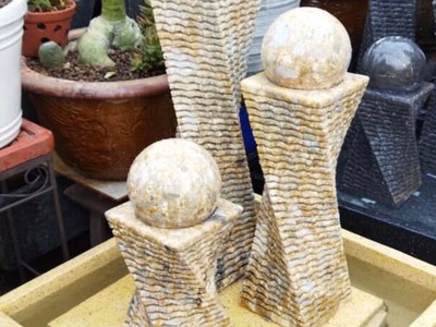 Trụ đá bi xoay phong thuỷ, freeship TP.HCM 5