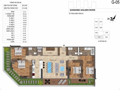 Chính chủ cần bán căn hộ số 05 toà chung cư cao cấp golden river, phú thượng, tây hồ 3