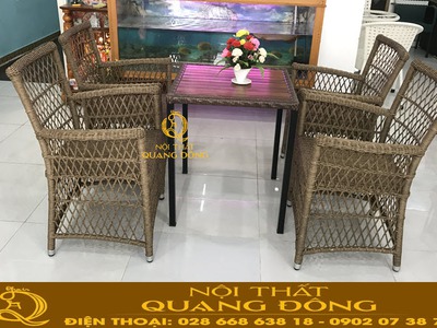 Vì sao nên chọn bàn ghế nhựa giả mây cho không gian sân vườn 5