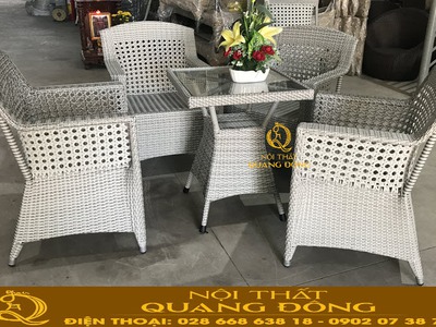 Vì sao nên chọn bàn ghế nhựa giả mây cho không gian sân vườn 3