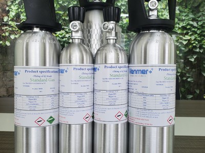 Khí chuẩn O2 - Khí chuẩn Sản xuất Trong nước - Đầy Đủ chứng nhận CO CQ 0