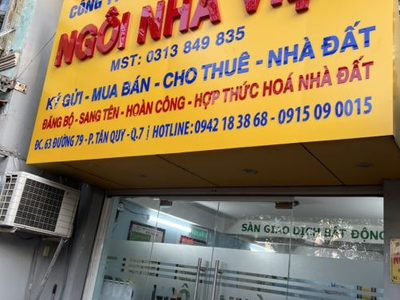 Bán Nhà Đất Mặt Tiền Đường Số 85 . P Tân Quy. Quận 7. 1