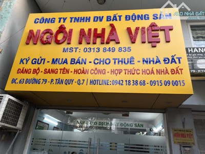 Bán Nhà Đất Mặt Tiền Đường Số 79 . P Tân Quy. Quận 0