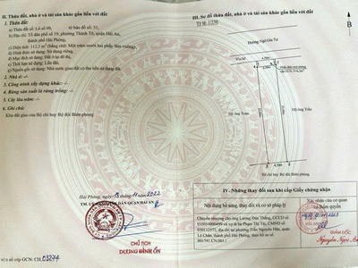 Bán đất mặt đường Ngô Gia Tự gần vòng xuyến Lê Hông Phong Hải Phòng 0